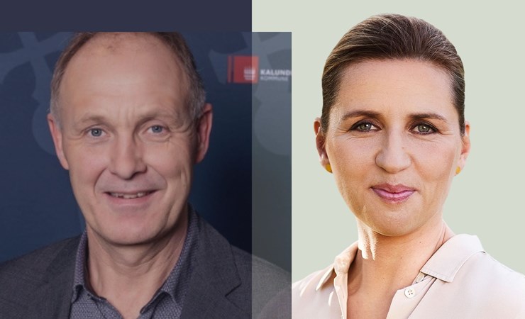 Martin Damm og Mette Frederiksen
